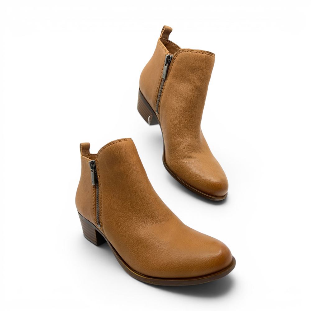 Lucky Brand Basel Women’s 7.5M Leather Ankle Boots